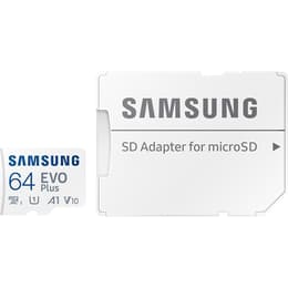 Carte Mémoire MicroSD Evo Plus 64GB Class 10 - 100 MB/S + Adaptateur SD Samsung USB key