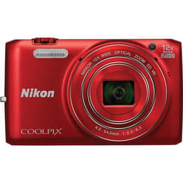 Nikon Coolpix S6800 Compact 16 - Red