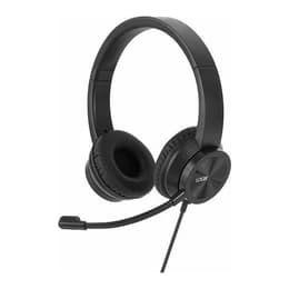 Logik LUSBHS24 wired Headphones with microphone - Black