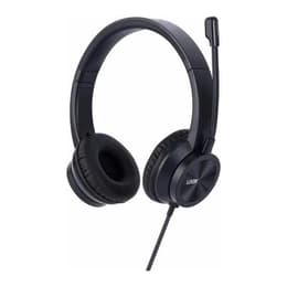 Logik LUSBHS24 wired Headphones with microphone - Black