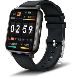 Smart Watch No Brand HR GPS Touch Stopwatch, Activity Tracker, with heart rate monitor, sleep monitor - Black