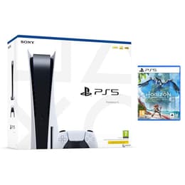 PlayStation 5 825GB - White + Horizon Forbidden West