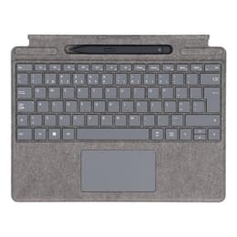 Microsoft Keyboard QWERTY Portuguese Wireless Backlit Keyboard Surface Pro X / 8 / 9 Signature Keyboard + Slim Pen