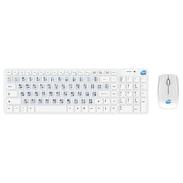 Simpletek Keyboard QWERTY Arabic Wireless Wireless Kit with Arabian SA Stickers