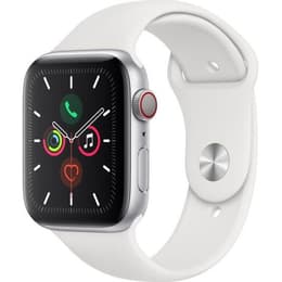 Apple Watch (Series 5) 2019 GPS + Cellular 40 - Aluminium Silver - Sport loop White