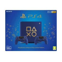 PlayStation 4 Slim 500GB - Blue - Limited edition Days of Play