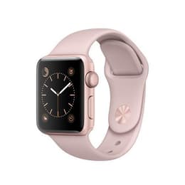Apple Watch (Series 1) 2017 GPS 42 - Aluminium Rose gold - Sport loop Pink sand