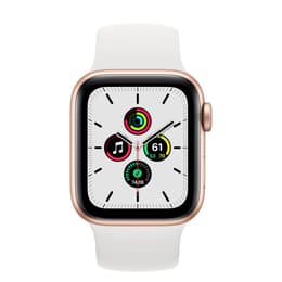 Apple Watch (Series 6) 2020 GPS 40 - Aluminium Gold - Sport band White