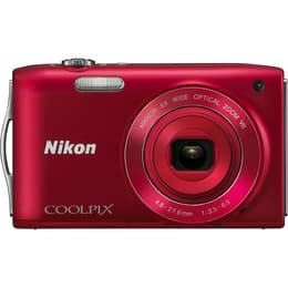 Nikon S3300 Compact 16 - Red