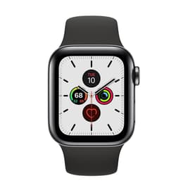 Apple Watch (Series 5) 2019 GPS 44 - Aluminium Grey - Sport band Black