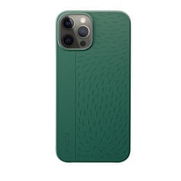 Case iPhone 12/12 Pro - Natural material - Green