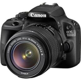 Reflex - Canon EOS 100D - Black + Canon EF-S 18-55 mm f/3.5-5.6 III