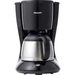 Coffee maker Without capsule Philips Daily Collection HD7474/20 1L - Black/Silver