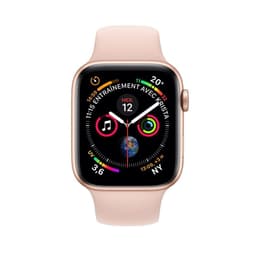 Apple Watch (Series 4) 2018 GPS + Cellular 40 - Stainless steel Gold - Sport loop Pink