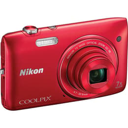 Compact Coolpix S3500 - Black + Nikon Nikkor 7x Wide Zoom ED VR 4,7-32,9mm f/3,4-6,4 f/3,4-6,4