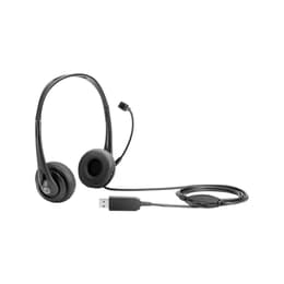 HP T1A67AA wired Headphones with microphone - Black