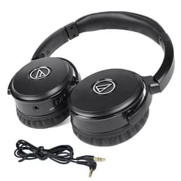 Audio Technica ATH-ANC50IS noise-Cancelling wired + wireless Headphones with microphone - Black