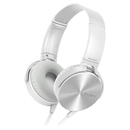 Sony MDR-XB450AP wired Headphones - White/Grey