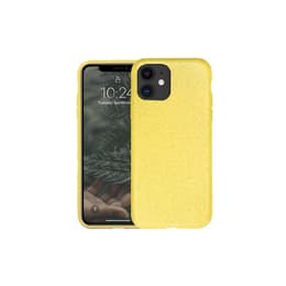Case iPhone 11 - Natural material - Yellow