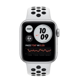 Apple Watch (Series 7) 2021 GPS + Cellular 41 - Aluminium White - Nike Sport band Black/White