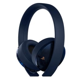 Sony Gold Draadloze Headset - 500 Million Limited Edition noise-Cancelling gaming wired + wireless Headphones with microphone - Blue