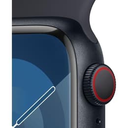 Apple Watch (Series 9) 2023 GPS 45 - Aluminium Black - Sport band Black