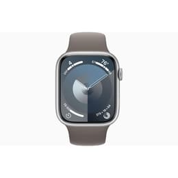 Apple Watch Series 9 (2023) GPS 45 mm - Aluminium Silver - Sport band Grey