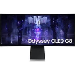 34-inch Samsung Odyssey G8 G85SB 3440 x 1440 OLED Monitor Grey