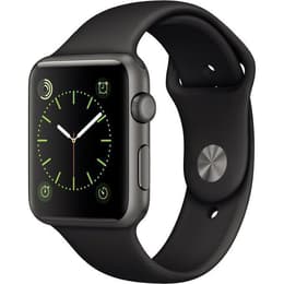 Apple Watch (Series 1) 2015 42 - Aluminium Space Gray - Sport loop Black