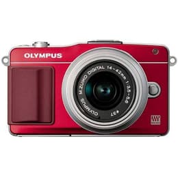 PEN E-PL2 - Red + Olympus Zuiko ED 14-42mm f/3.5-5.6 II MSC f/3.5-5.6