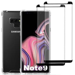 Case Galaxy Note 9 and 2 protective screens - Recycled plastic - Transparent
