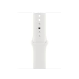 Apple Watch Series 8 (2022) GPS 41 mm - Aluminium Silver - Sport band White