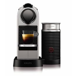 Espresso with capsules Nespresso compatible Krups CitiZ&Milk XN760B 1L - Grey/Black