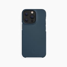 Case iPhone 13 Pro Max - Natural material - Blue