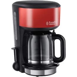 Coffee maker Without capsule Russell Hobbs Colours Plus+ 20131-56 1.25L - Black/Red