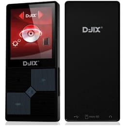 D-Jix M320 BT FR MP3 & MP4 player 8GB- Black