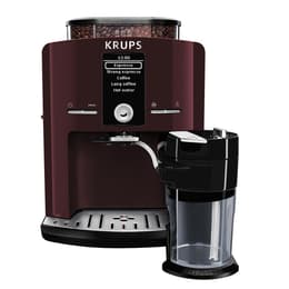Coffee maker with grinder Krups EA829G10 1.7L - Burgundy