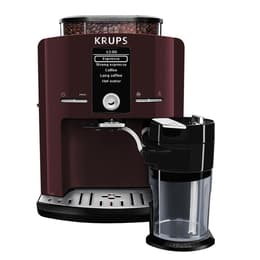 Coffee maker with grinder Krups EA829G10 1.7000L - Burgundy