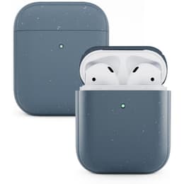 Protective case AirPods 1 / AirPods 2 - Natural meterial - Blue