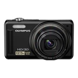 Compact VR-330 - Black + Olympus Olympus 12.5x Wide Optical Zoom Lens 24-300 mm f/3.0-5.9 f/3.0-5.9