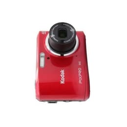 Compact Pixpro X42 - Red + Kodak Pixpro Aspheric Zoom Lens 27-108mm f/3-6.6 f/3-6.6