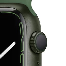 Apple Watch (Series 7) 2021 GPS 45 - Aluminium Green - Sport band Green