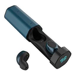Bokman T2 Earbud Noise-Cancelling Bluetooth Earphones - Blue/Black