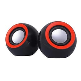Omega OG116BR Bluetooth Speakers - Black/Red