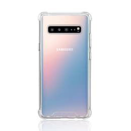 Case Galaxy S10 5G and 2 protective screens - Recycled plastic - Transparent