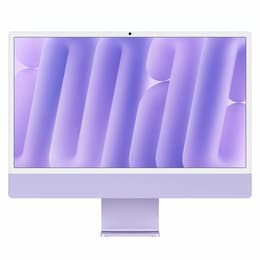 iMac 24" (2024) Apple M4 10-core 10-core GPU - 512 Go SSD - 16 GB QWERTY - Portuguese Standard glass
