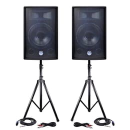 Bm Sonic PACK Sono BMS-1812 2400W SUB Actif 46cm - 2 enceintes 30cm + Câbles PA speakers