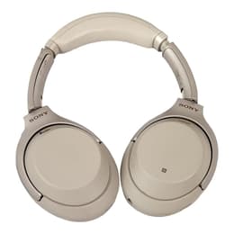 Sony WH-1000XM3 noise-Cancelling wired + wireless Headphones with microphone - Beige