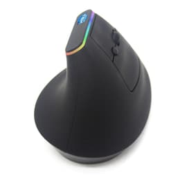 Simpletek Vertical Ergonomic mouse, RGB, Bluetooth/WiFi, Integrated battery Mouse Wireless