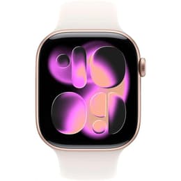 Apple Watch Series 11 (2025) GPS 42 mm - Aluminium Rose Gold - Sport band Pink